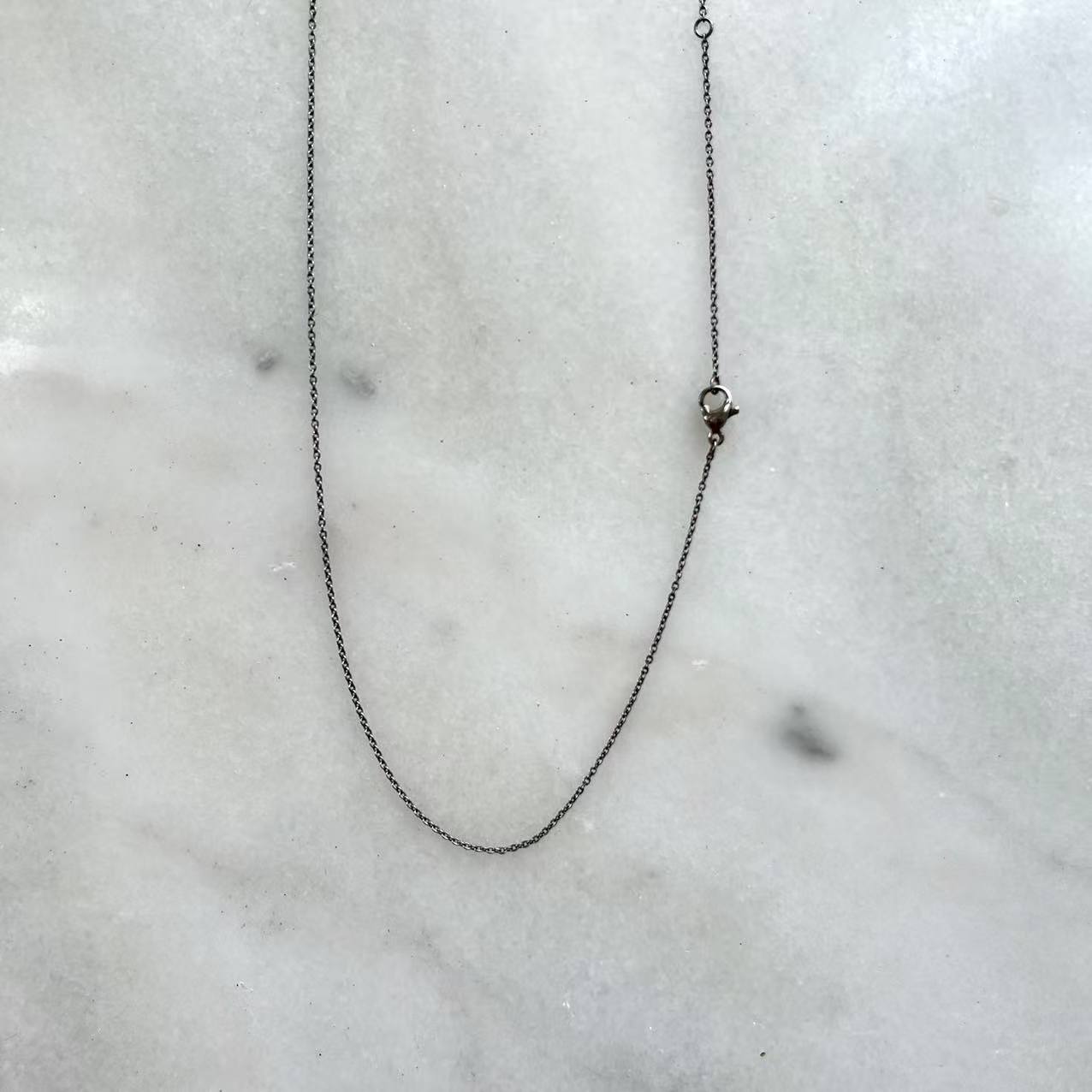 Titanium Slim Cable Chain Necklace