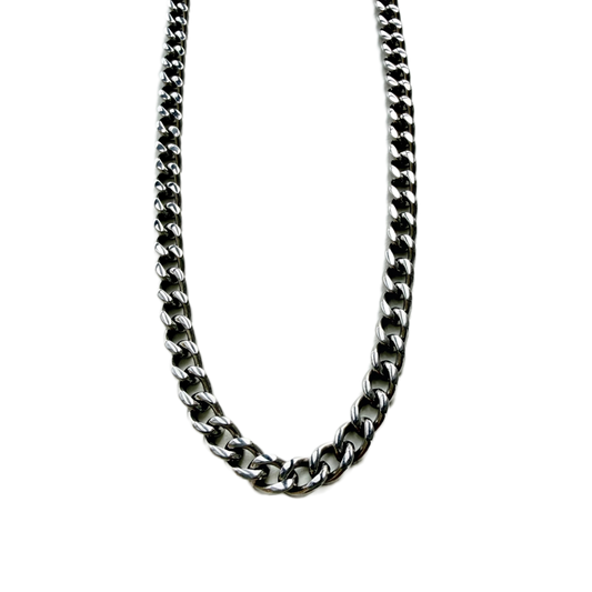 Titanium Cuban Chain Necklace