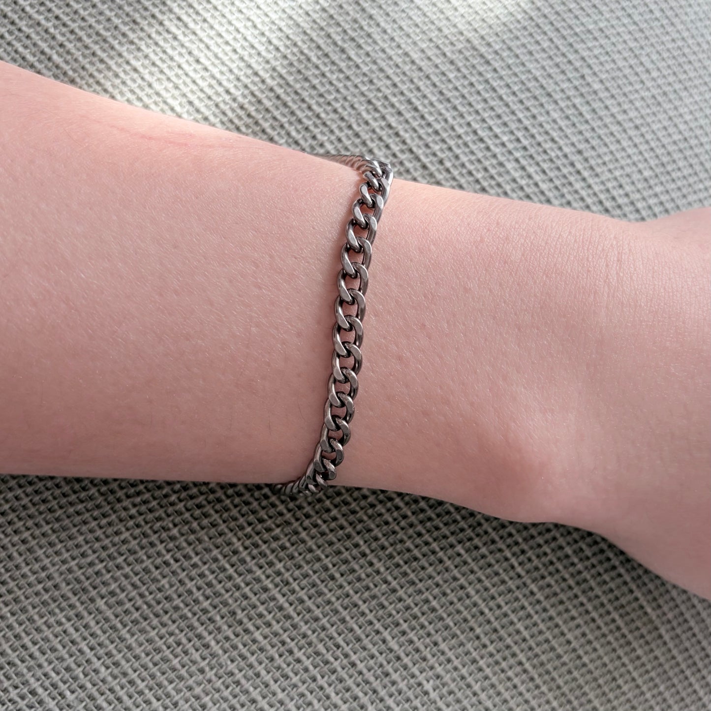 Titanium Cuban Chain Gift Set