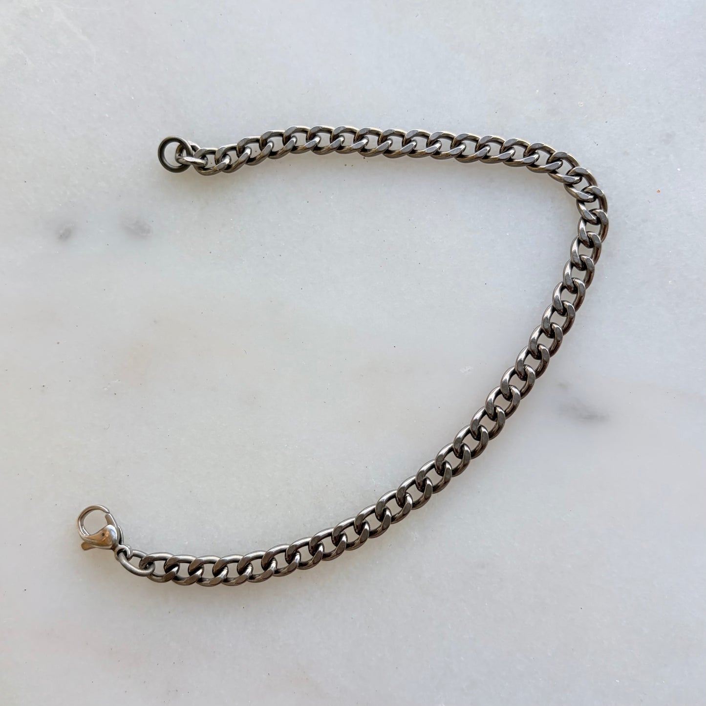 Titanium Cuban Chain Bracelet