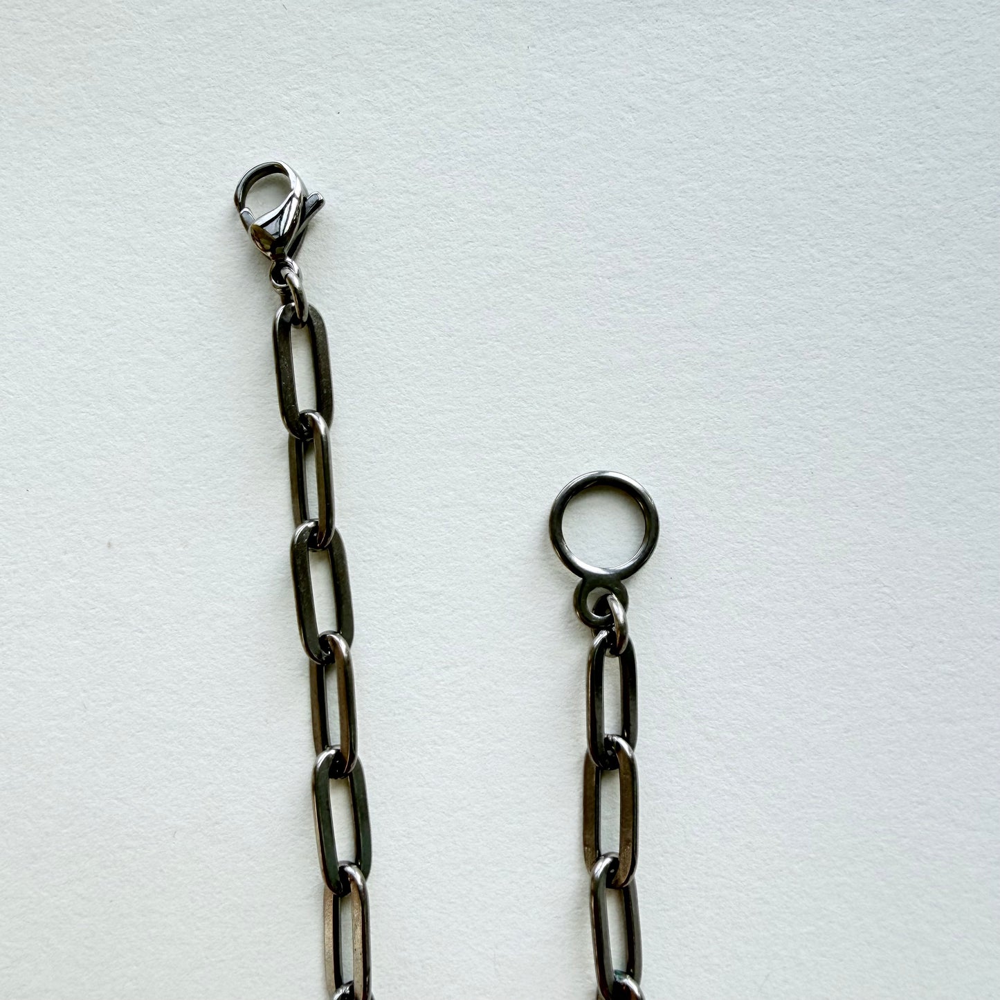 Titanium Paperclip Chain Necklace