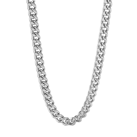 Sterling Silver Cuban Chain Necklace