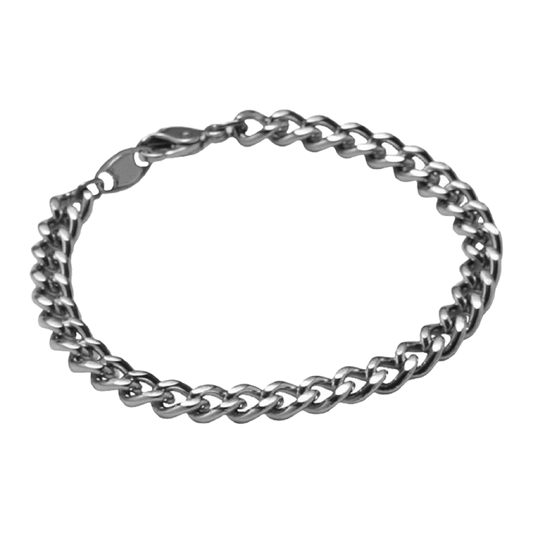 Titanium Cuban Chain Bracelet