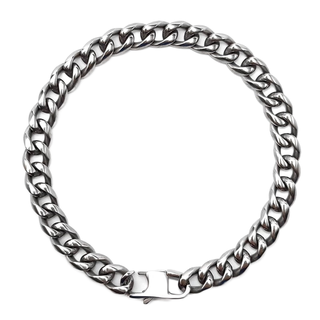 Titanium Cuban Chain Gift Set