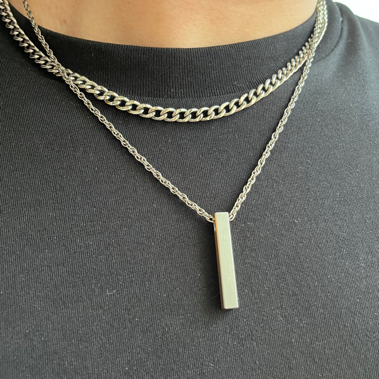 Titanium Rope Chain Necklace