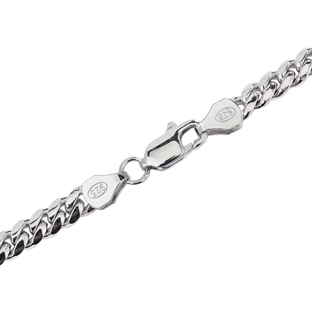 Sterling Silver Cuban Chain Necklace