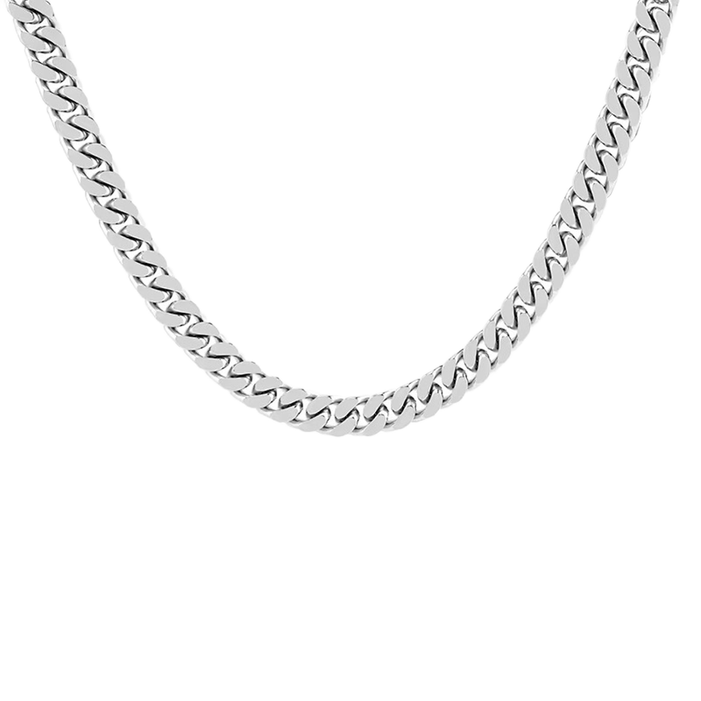 Titanium Cuban Chain Necklace